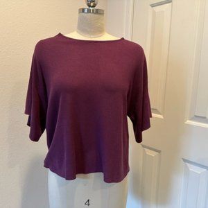 Eileen Fisher Butterfly Sleeve Light Sweater